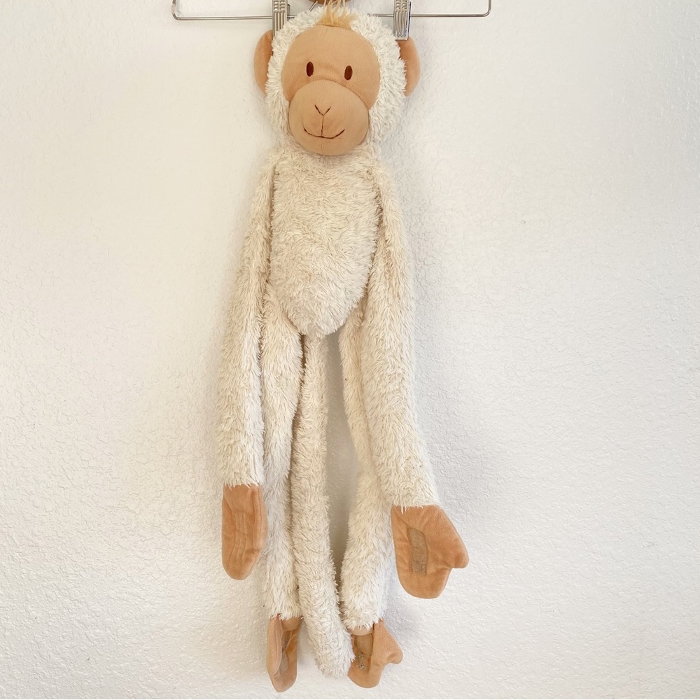 Long Velcro Hand Creme Monkey Plush Stuffed Animal
